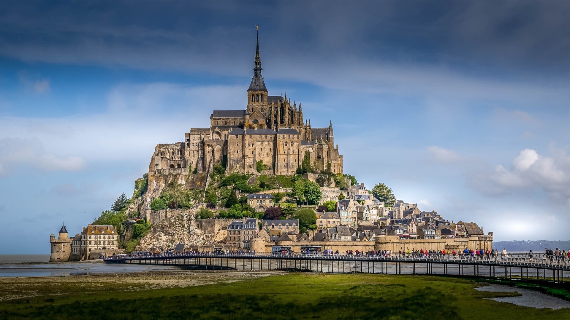Je T´aime France 3 Mont Saint Michel fortress Normandy