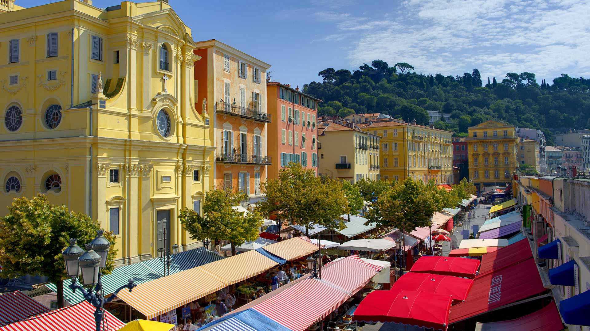Entre arte, flores y paisajes: Un recorrido único por Provenza 2 Mercado de las Flores Niza 1