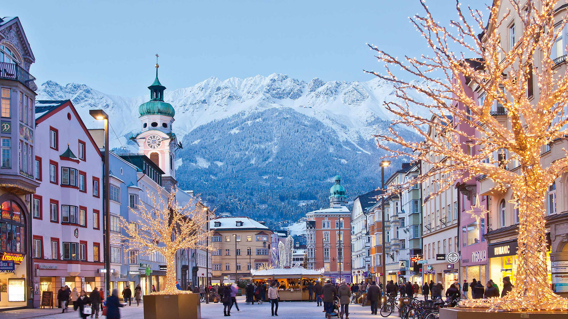 Vuelo mágico desde Venecia a Innsbruck. 3 Innsbruk