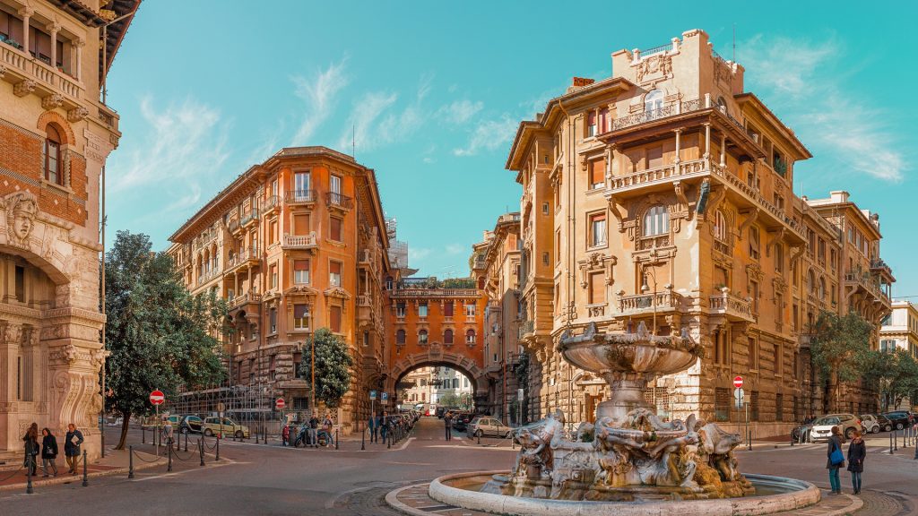Roma y Egipto, historia para volver distintos. 3 Barrio Coppedé, Roma.