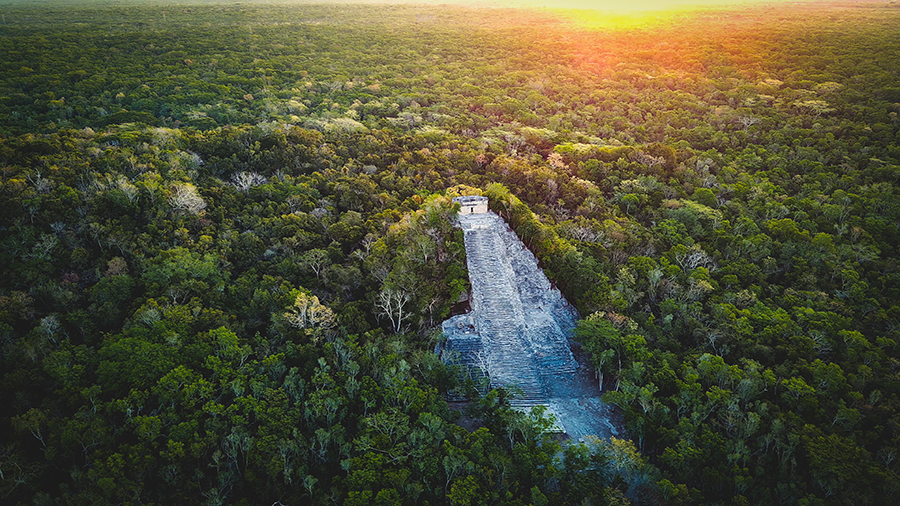 Coba ruinas de yucatan
