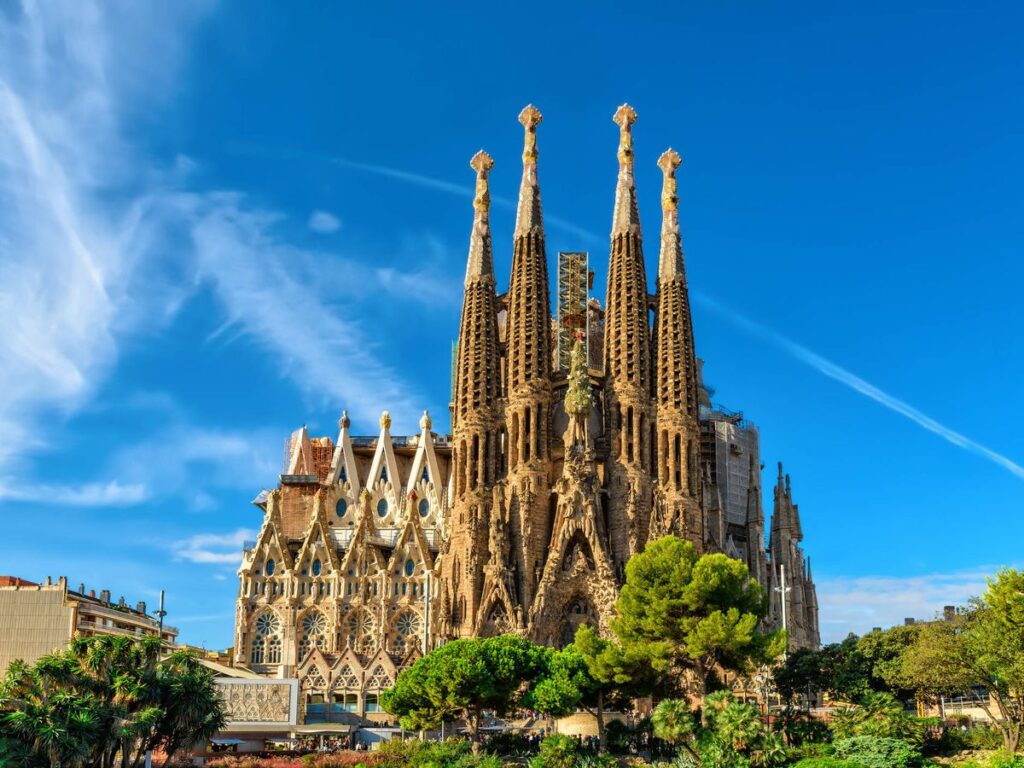 Sgrada familia en Barcelona