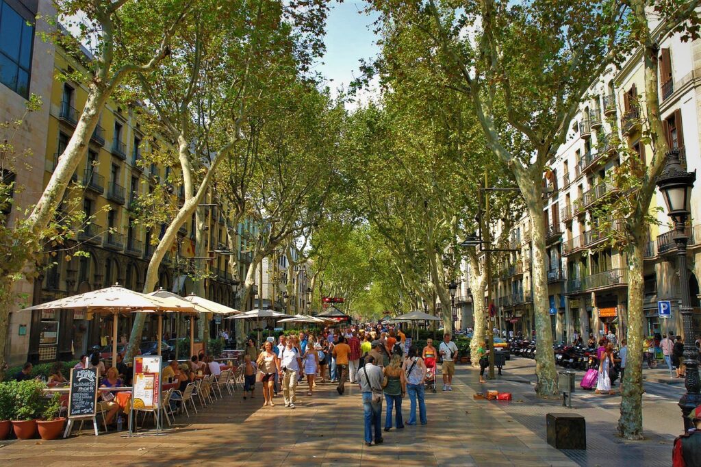 rambla al visitar barcelona 1