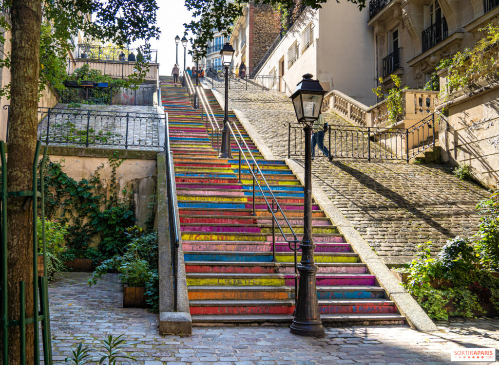escaleras de la Butte Montmartre