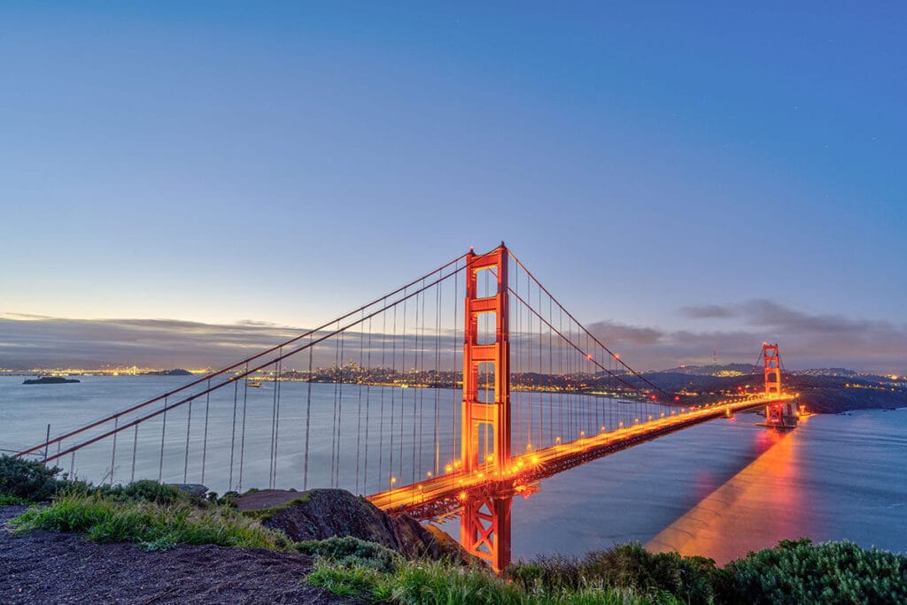 Costa Oeste de Estados Unidos: San Francisco, Los Ángeles, Las Vegas, Hollywood, Santa Monica 1 puente en san francisco