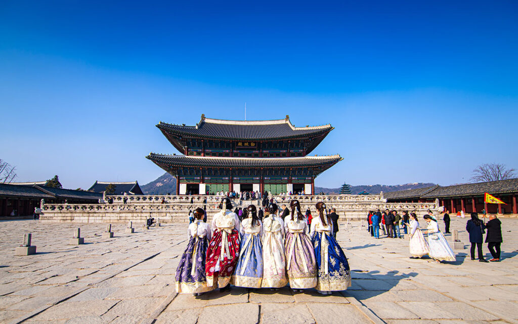 Hermoso viaje a Seúl palacio gyeongbokgung