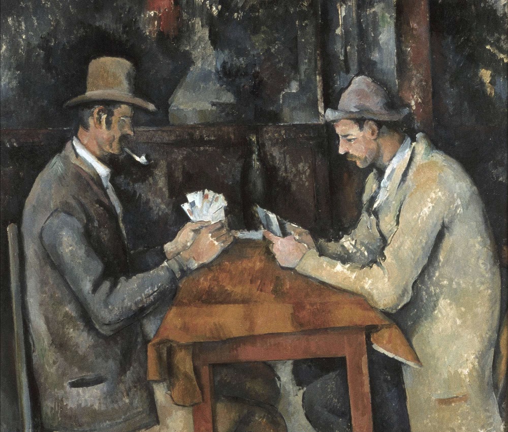 los jugadores de naipes