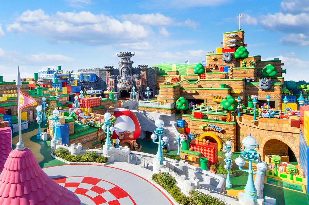Guía definitiva de atracciones en Epic Universe: de Mario Kart a Harry Potter 2 USJ SUPER NINTENDO WORLD Area view scaled 1