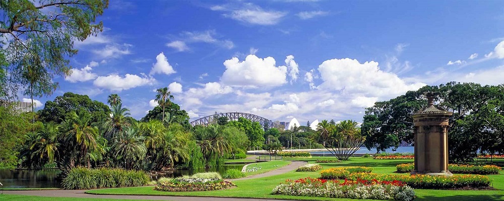 La guía definitiva para enamorarte de Sidney, Australia: todo lo que necesitás saber antes de viajar 5 horticulture sydney general botanical garden with harbour bridge view banner