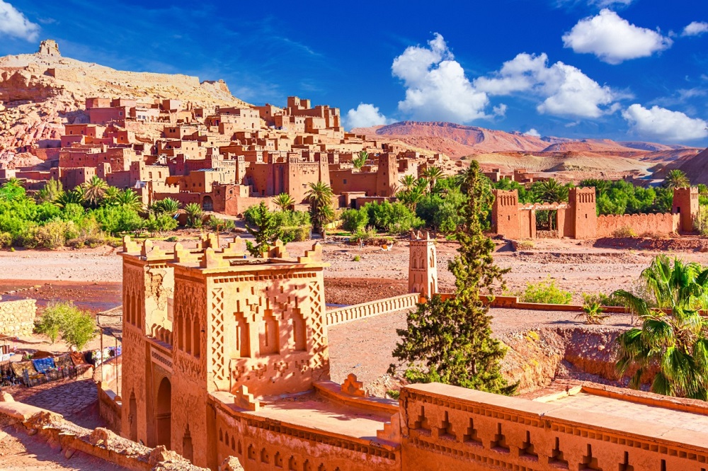 Ait Benhaddou sunny Ouarzazate